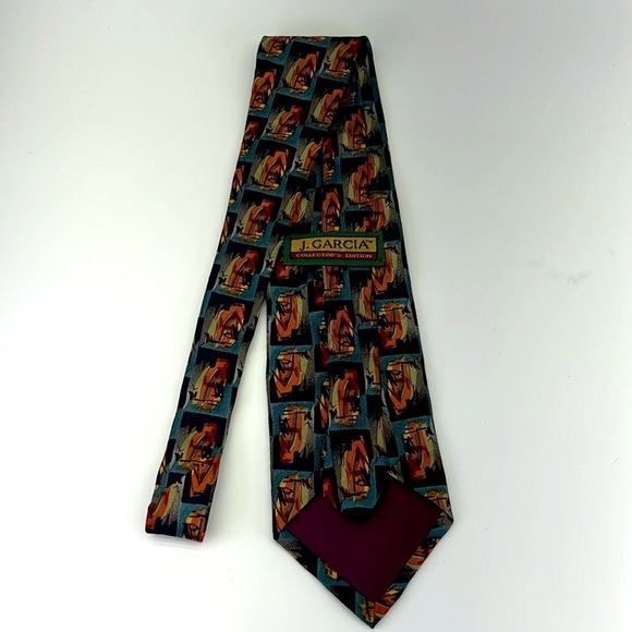 Vintage Jerry Garcia Silk Tie - Picture 3 of 6